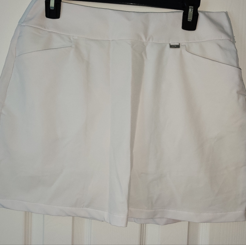 Greg Norman Collection White Mini Skirt